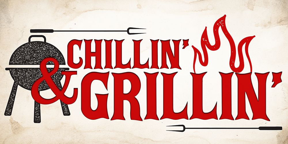 Chillin And Grillin art print by Kimberly Allen for $57.95 CAD