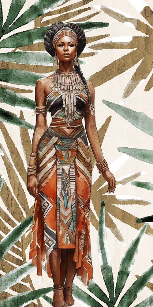 Tribal Dress 2 art print by Kimberly Allen for $57.95 CAD