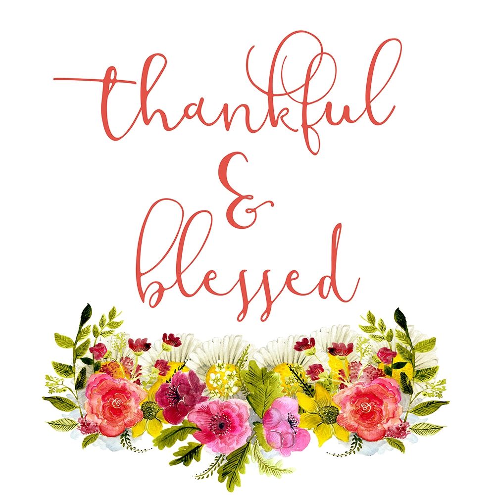 Thankful and Blessed art print by Allen Kimberly for $57.95 CAD