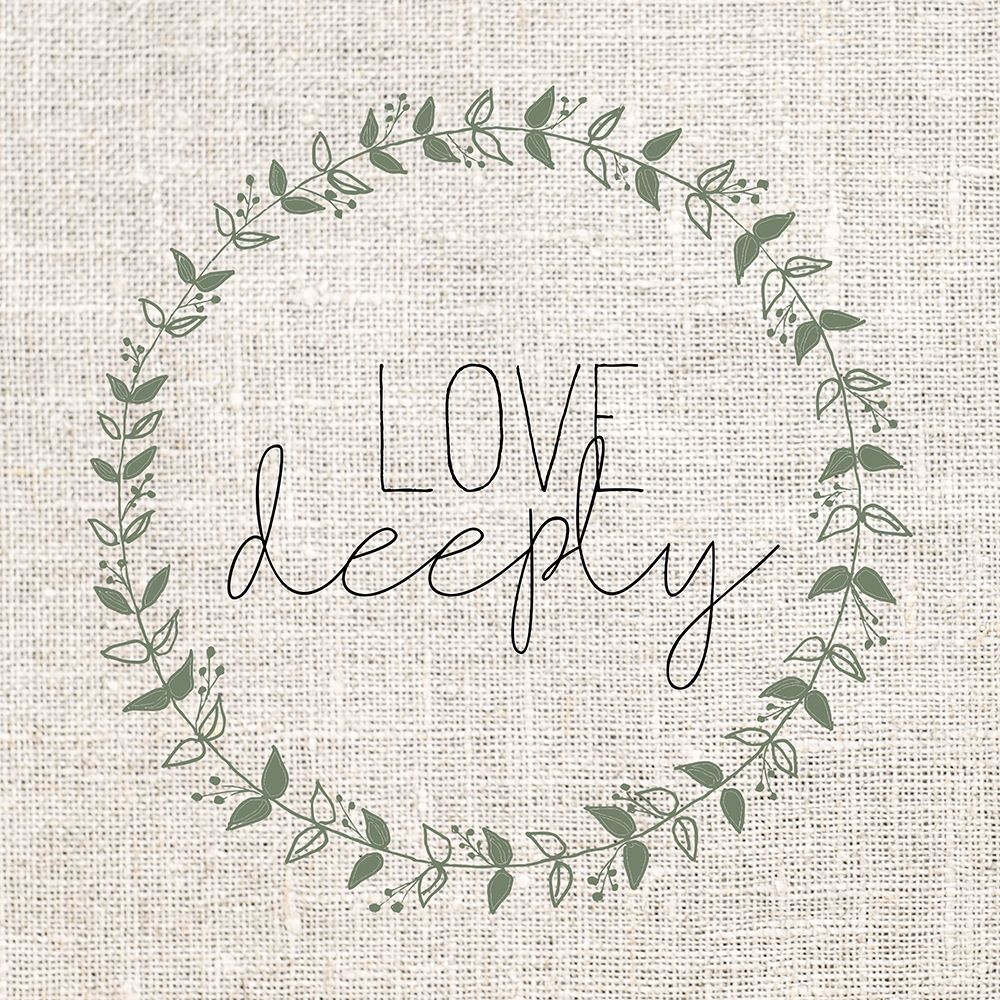 Love Deeply art print by Allen Kimberly for $57.95 CAD