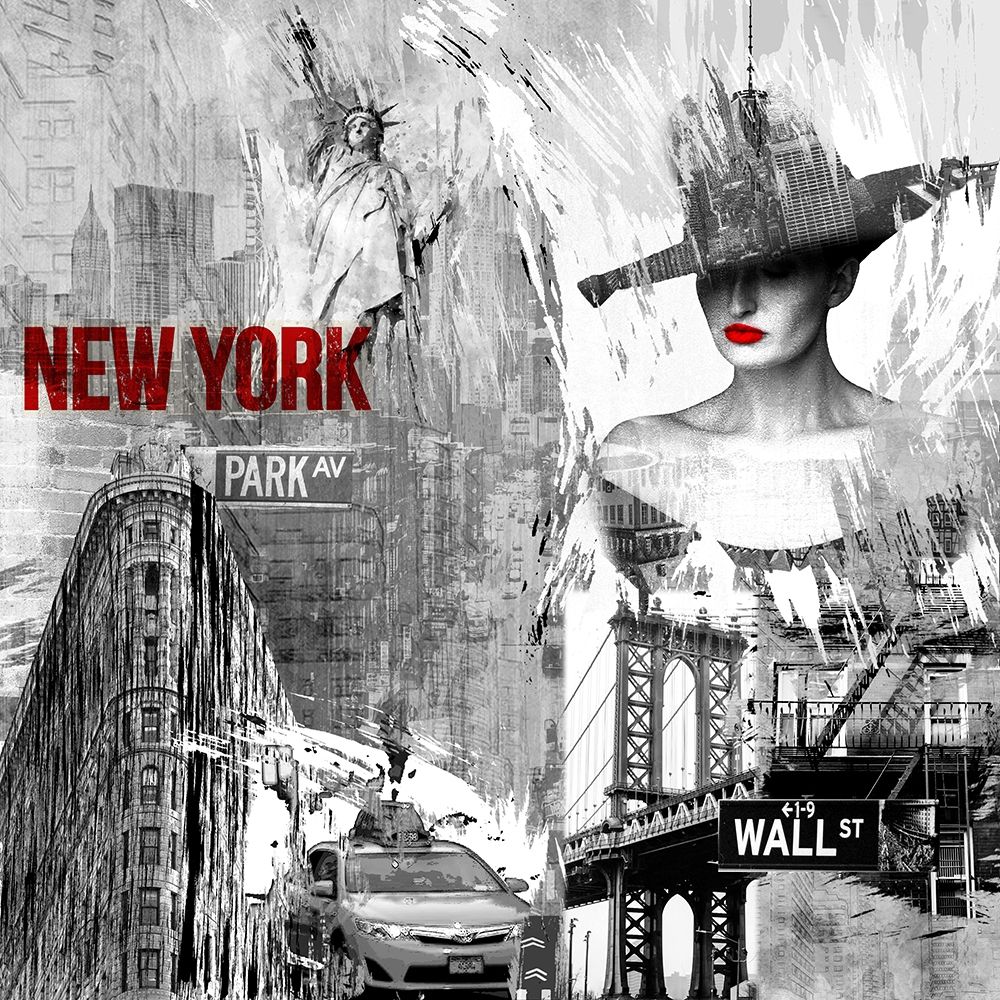 New York New York 2 art print by Kimberly Allen for $57.95 CAD