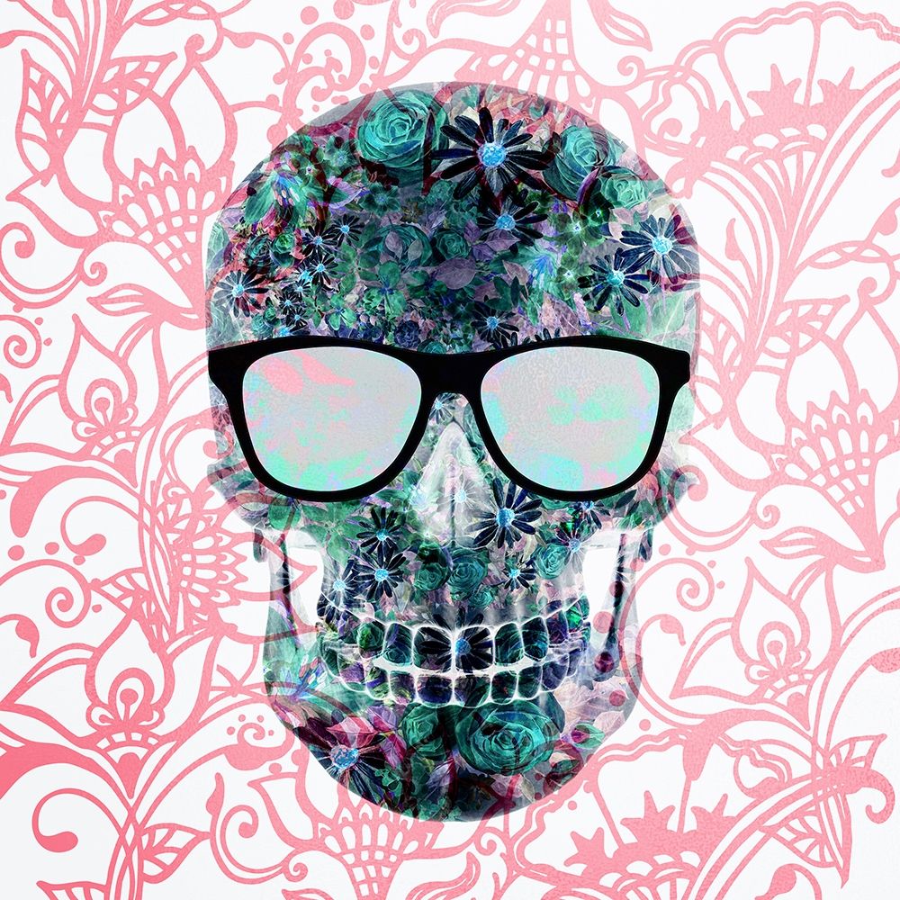 Henna Skull art print by Kimberly Allen for $57.95 CAD