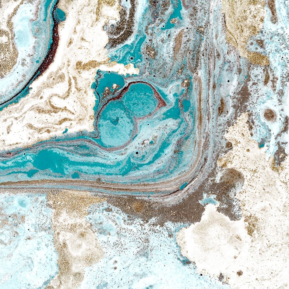 Turquoise 1 art print by Allen Kimberly for $57.95 CAD