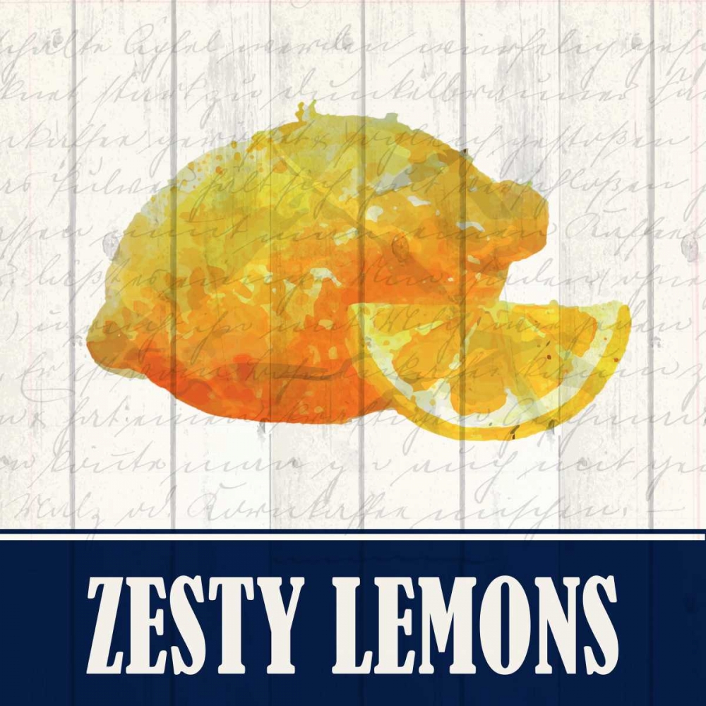Zesty Lemon art print by Kimberly Allen for $57.95 CAD