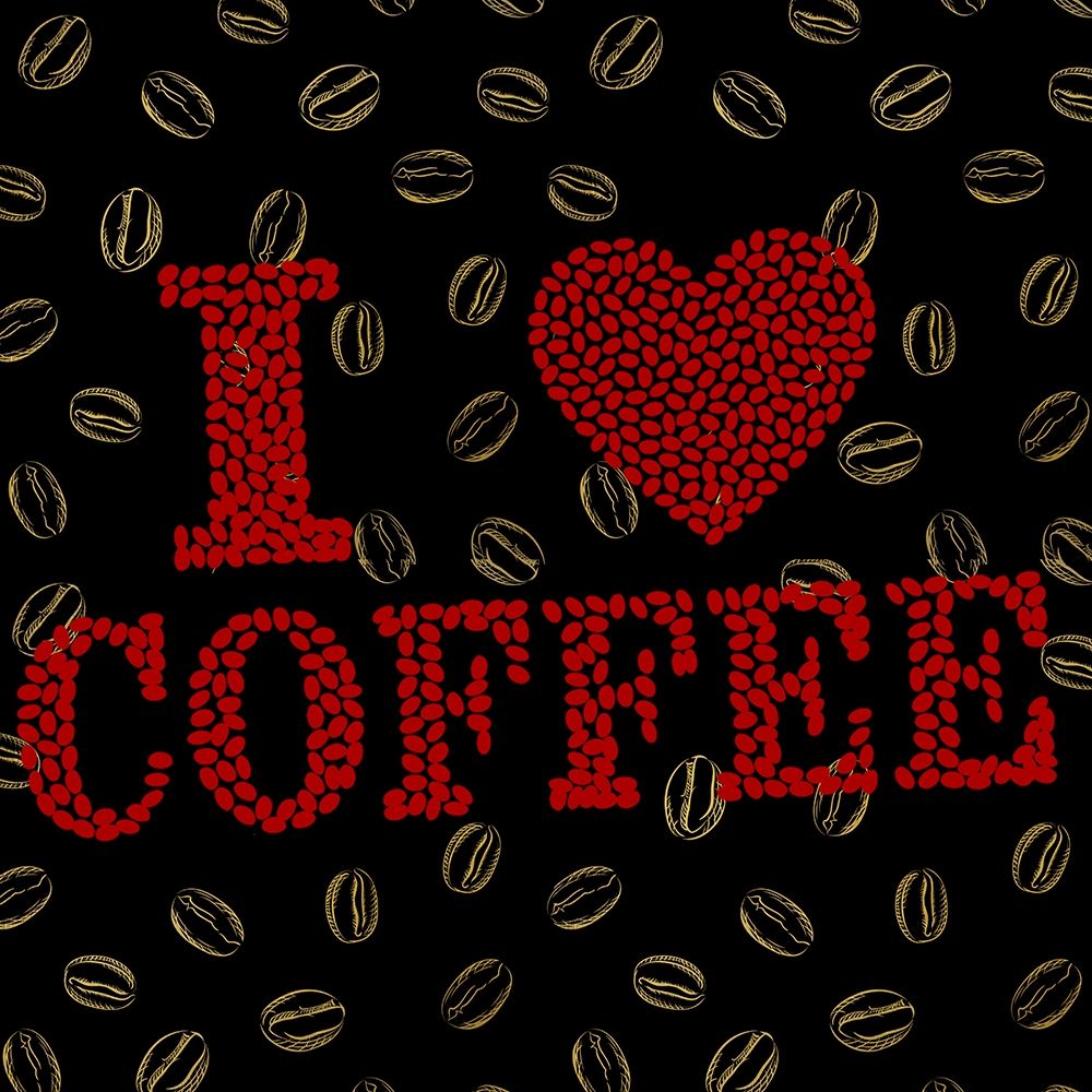 I Love Coffee 1 art print by Kimberly Allen for $57.95 CAD
