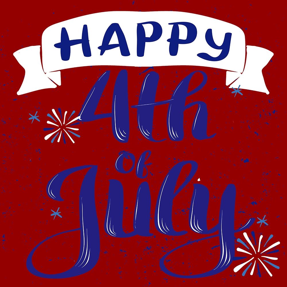 Happy 4th 2 art print by Kimberly Allen for $57.95 CAD