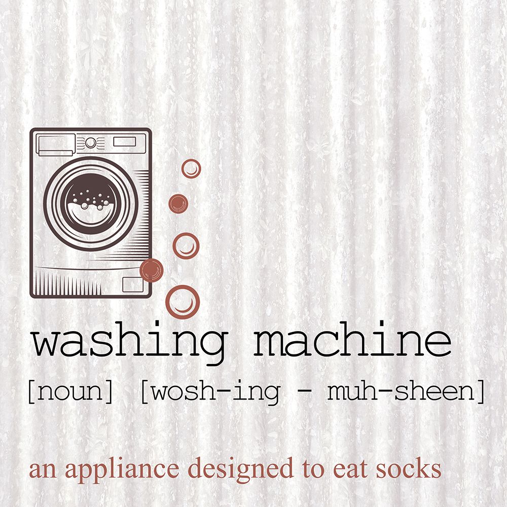 Washing Machine 1 art print by Kimberly Allen for $57.95 CAD