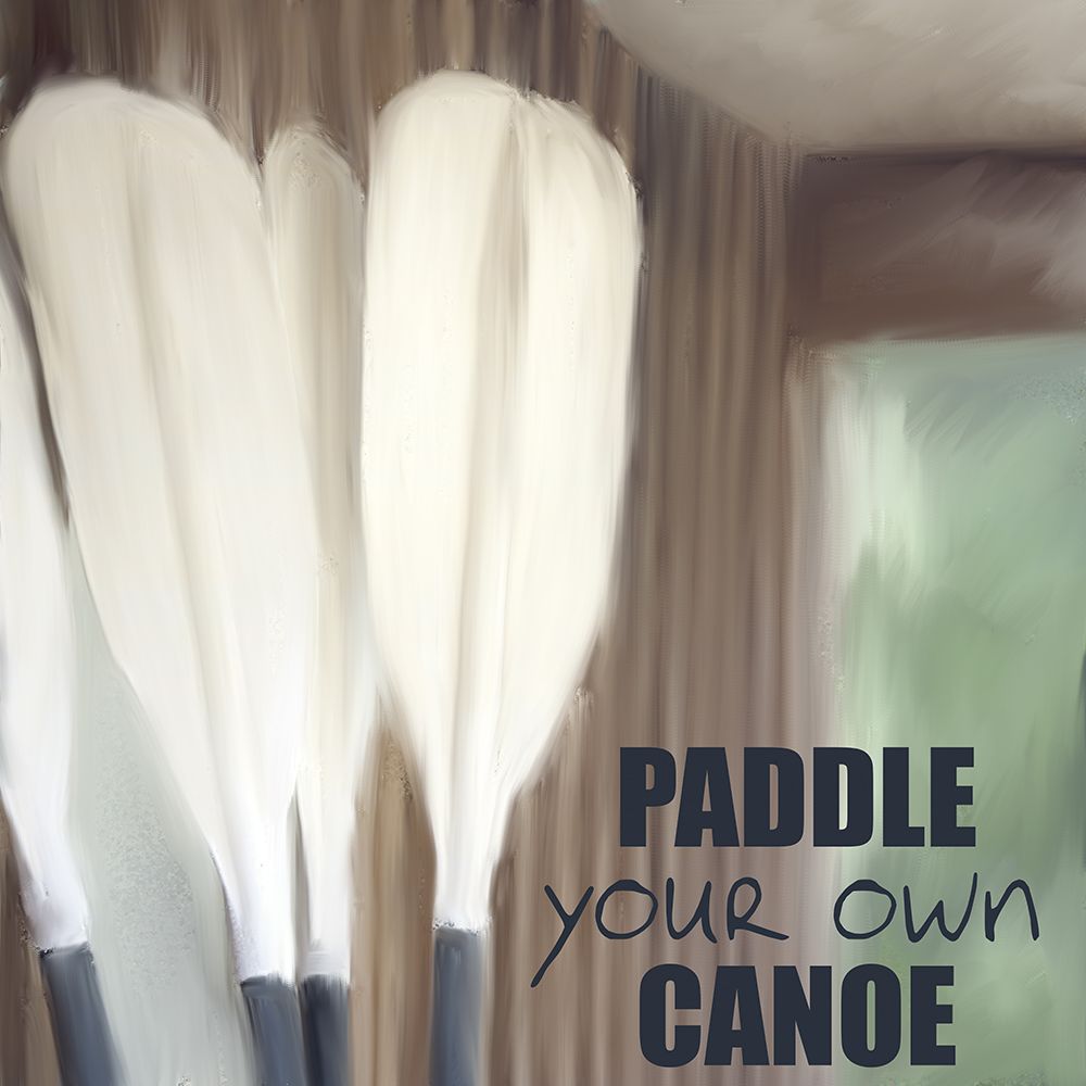 Paddle Your Own Canoe V2 art print by Kimberly Allen for $57.95 CAD