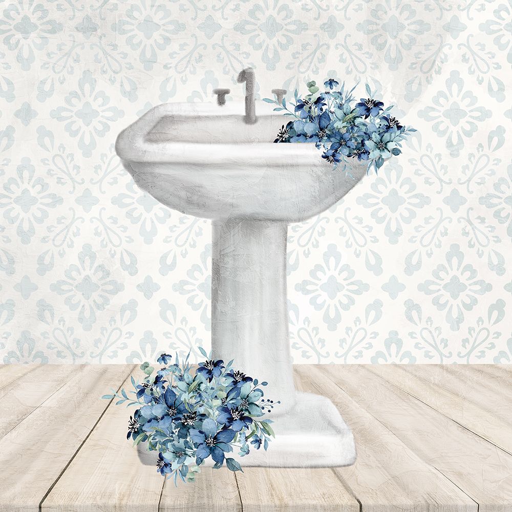 Blue Bath 3 V2 art print by Kimberly Allen for $57.95 CAD