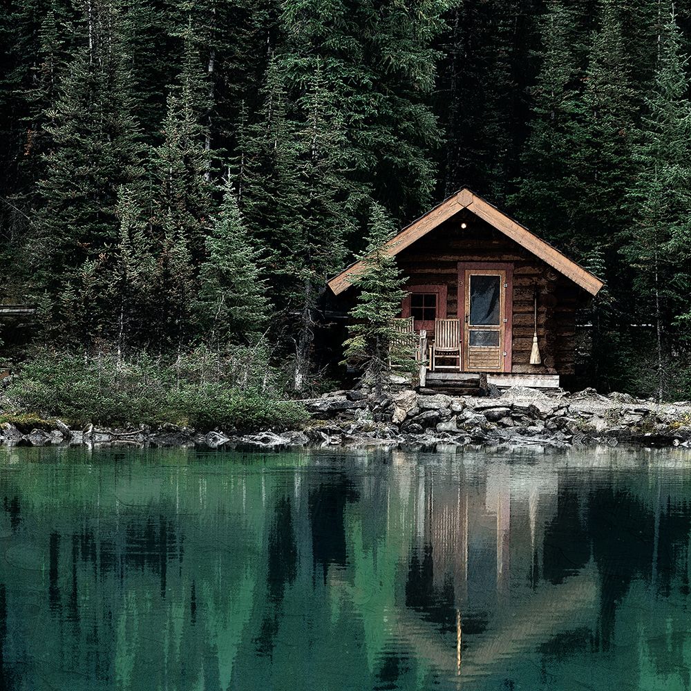 Cabin Lake 1 art print by Kimberly Allen for $57.95 CAD