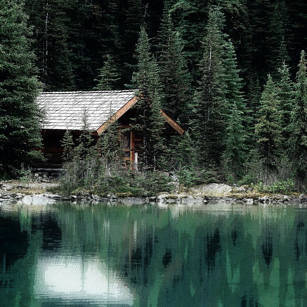 Cabin Lake 2 art print by Kimberly Allen for $57.95 CAD