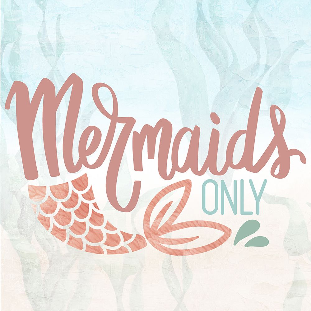 Mermaids Only art print by Kimberly Allen for $57.95 CAD