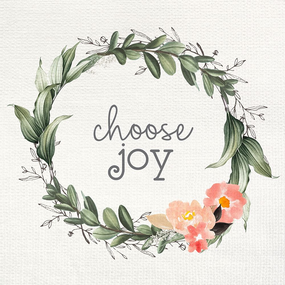 Choose Joy Greens art print by Kimberly Allen for $57.95 CAD