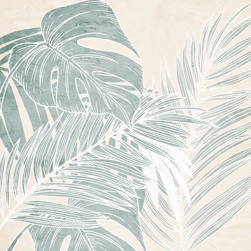 Blue Surf Palms 2 art print by Kimberly Allen for $57.95 CAD
