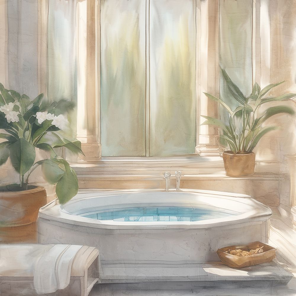 Serenity Bath 2 art print by Kimberly Allen for $57.95 CAD