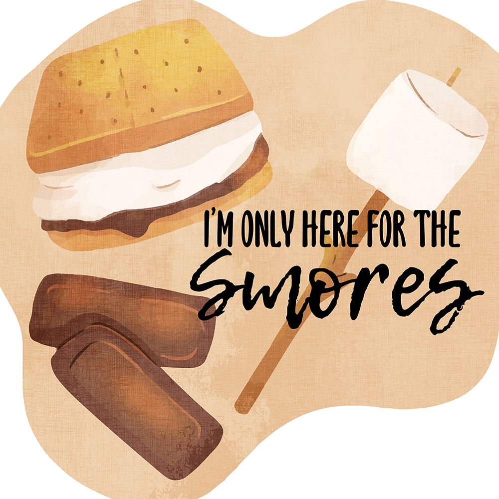 Only Here For The Smores art print by Kimberly Allen for $57.95 CAD