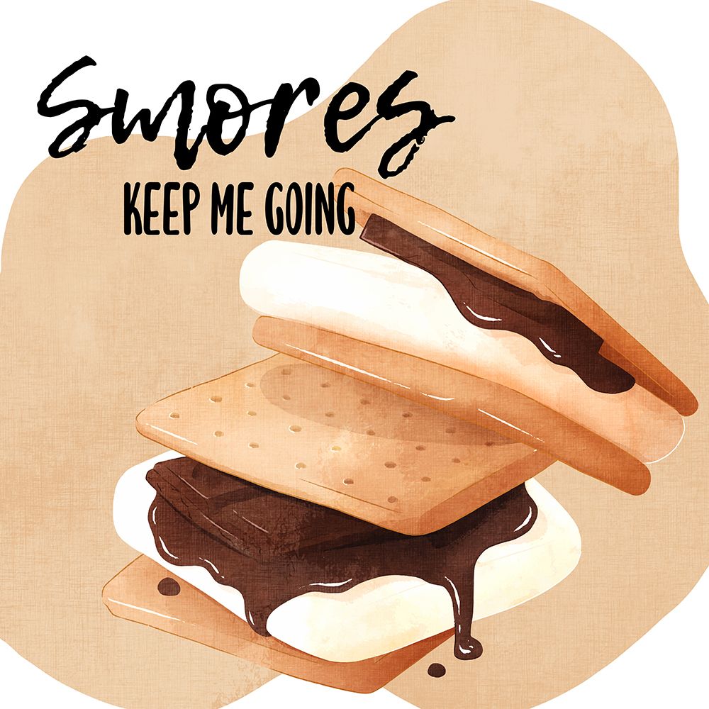 Smores Keep Me Going art print by Kimberly Allen for $57.95 CAD