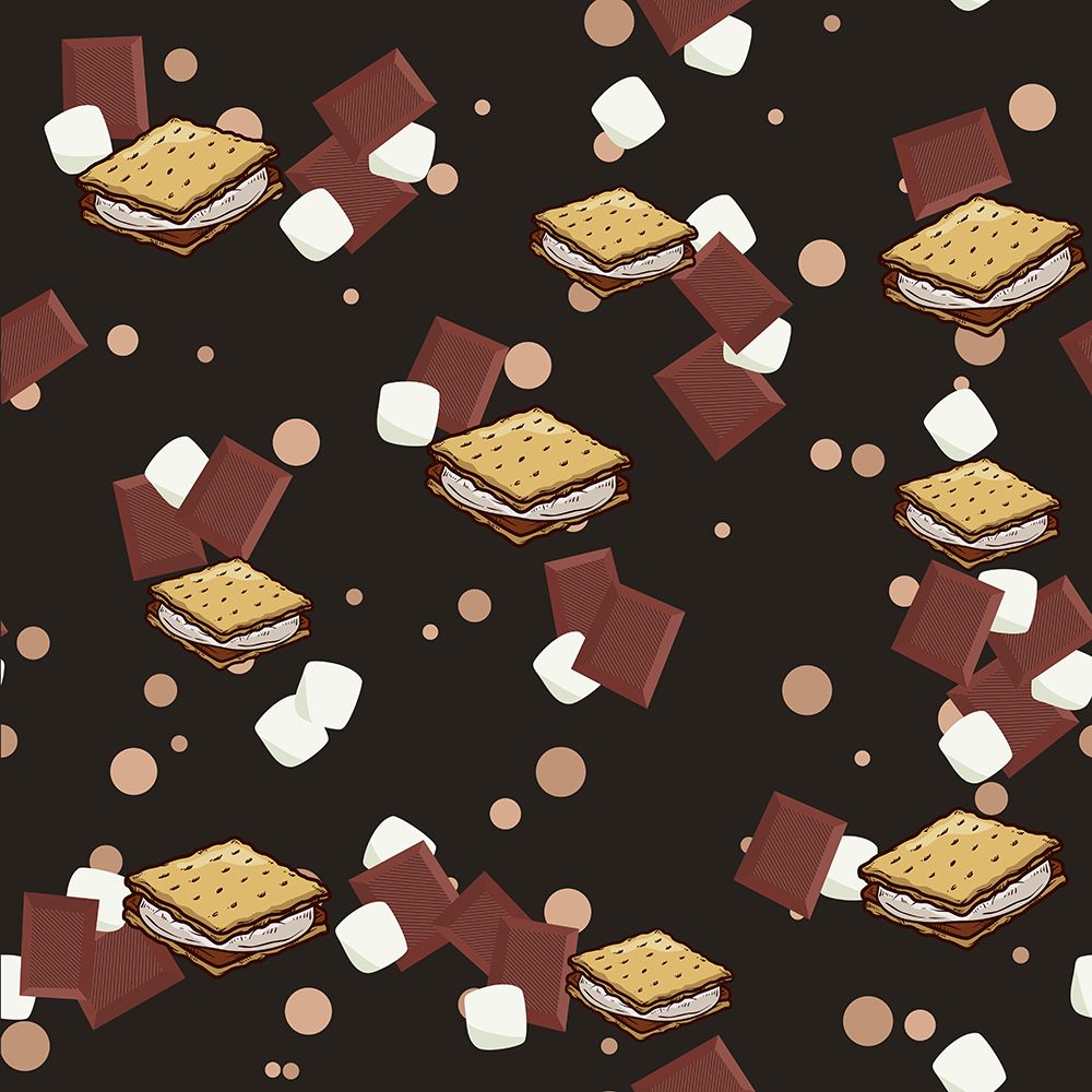 Smores Pattern art print by Kimberly Allen for $57.95 CAD