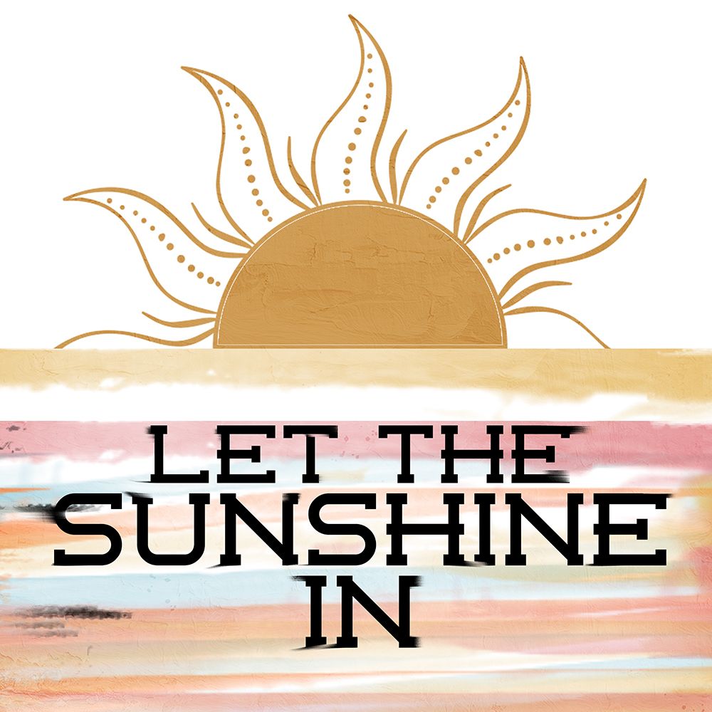 Let the Sunshine Sun art print by Kimberly Allen for $57.95 CAD