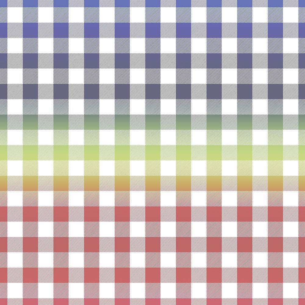 Gradient Checks V2 art print by Kimberly Allen for $57.95 CAD