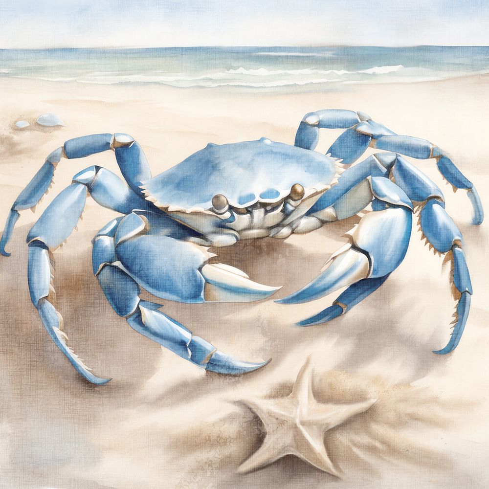 Crab Beach 1 art print by Kimberly Allen for $57.95 CAD