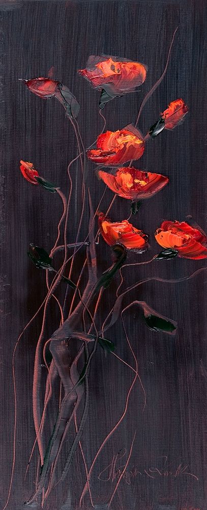 Poppies Trip1 art print by Kruk for $57.95 CAD