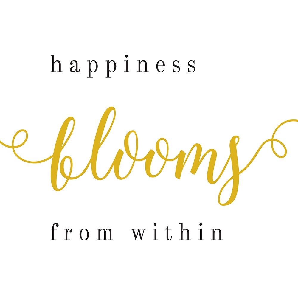 Happiness Blooms From Within art print by Milli Villa for $57.95 CAD