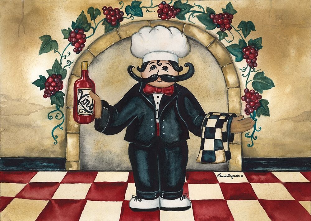 Chefs art print by Laurie Korsgaden for $57.95 CAD