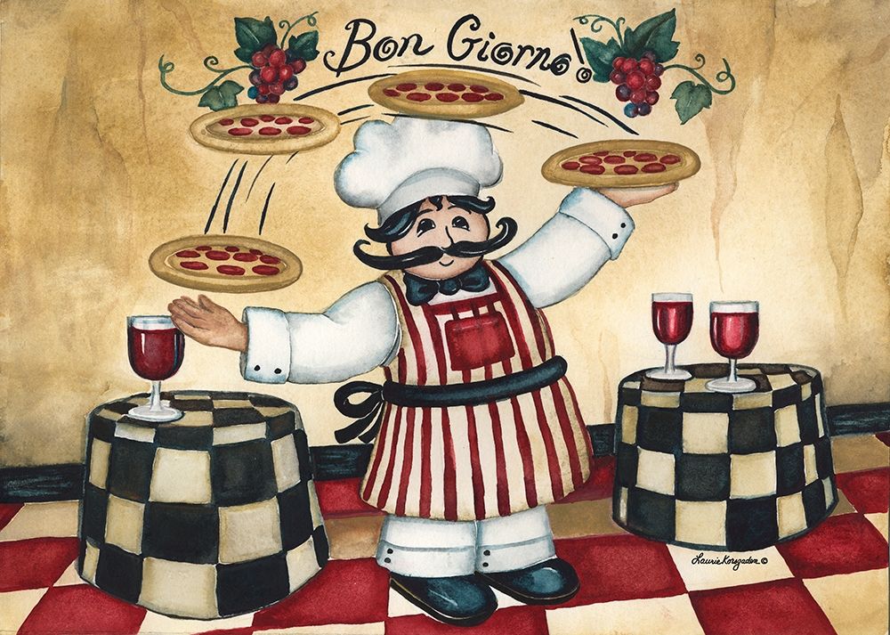 Chefs art print by Laurie Korsgaden for $57.95 CAD