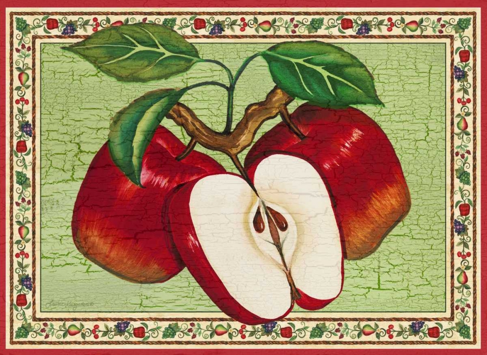 Apples art print by Laurie Korsgaden for $57.95 CAD