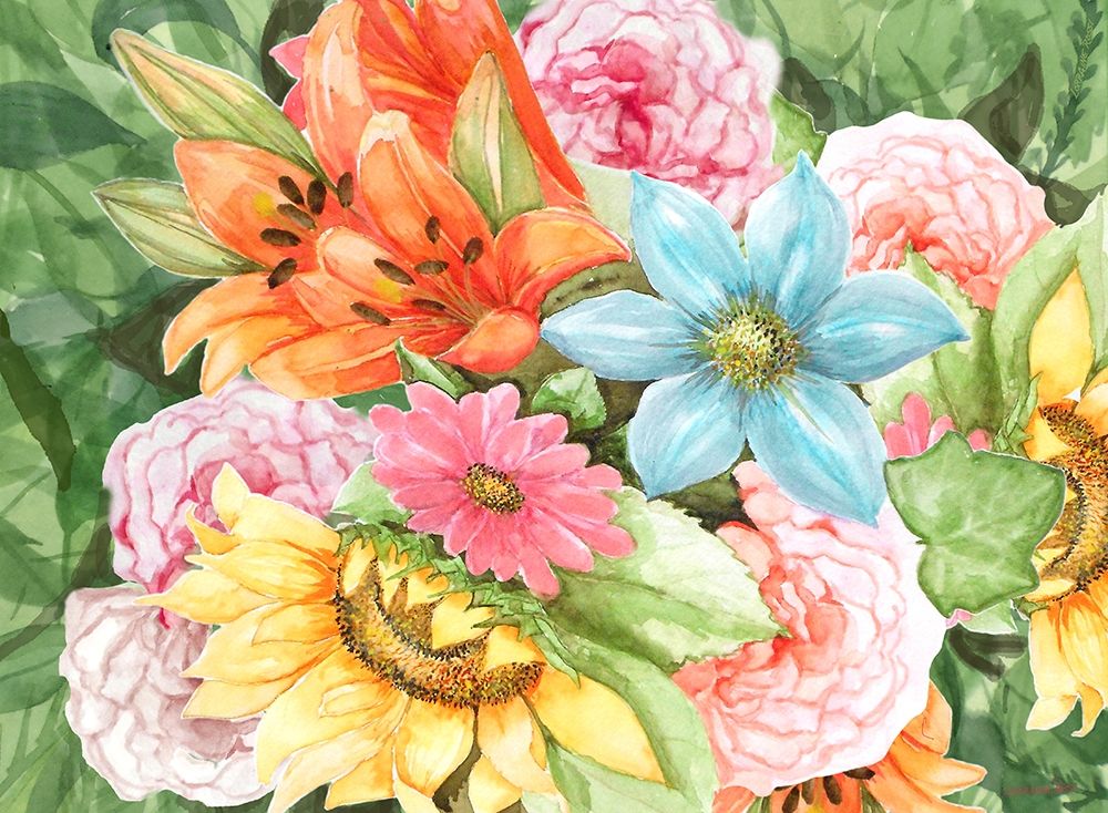 Jungle Bouquet art print by Lorraine Rossi for $57.95 CAD
