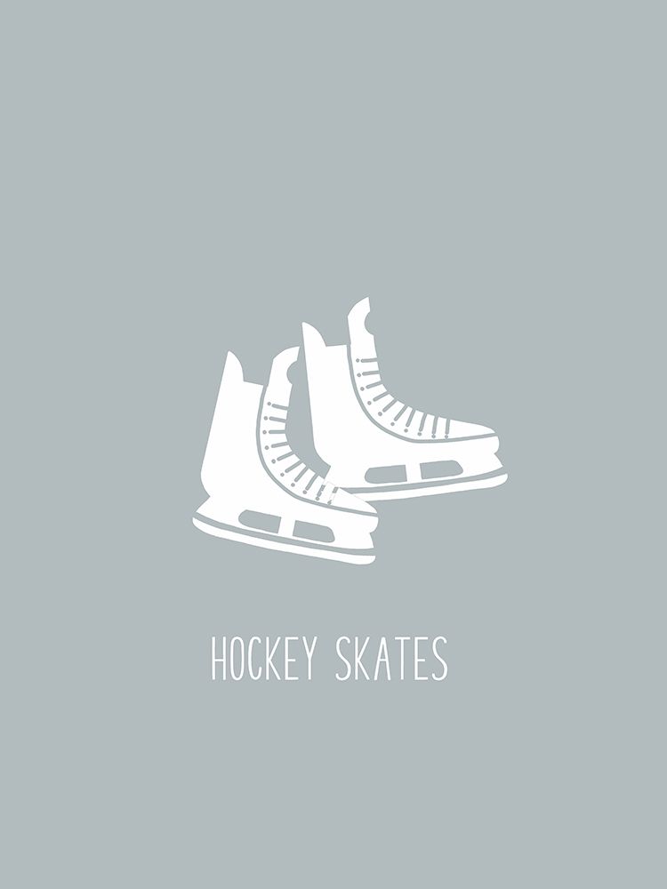 Hockey Skates art print by Leah Straatsma for $57.95 CAD