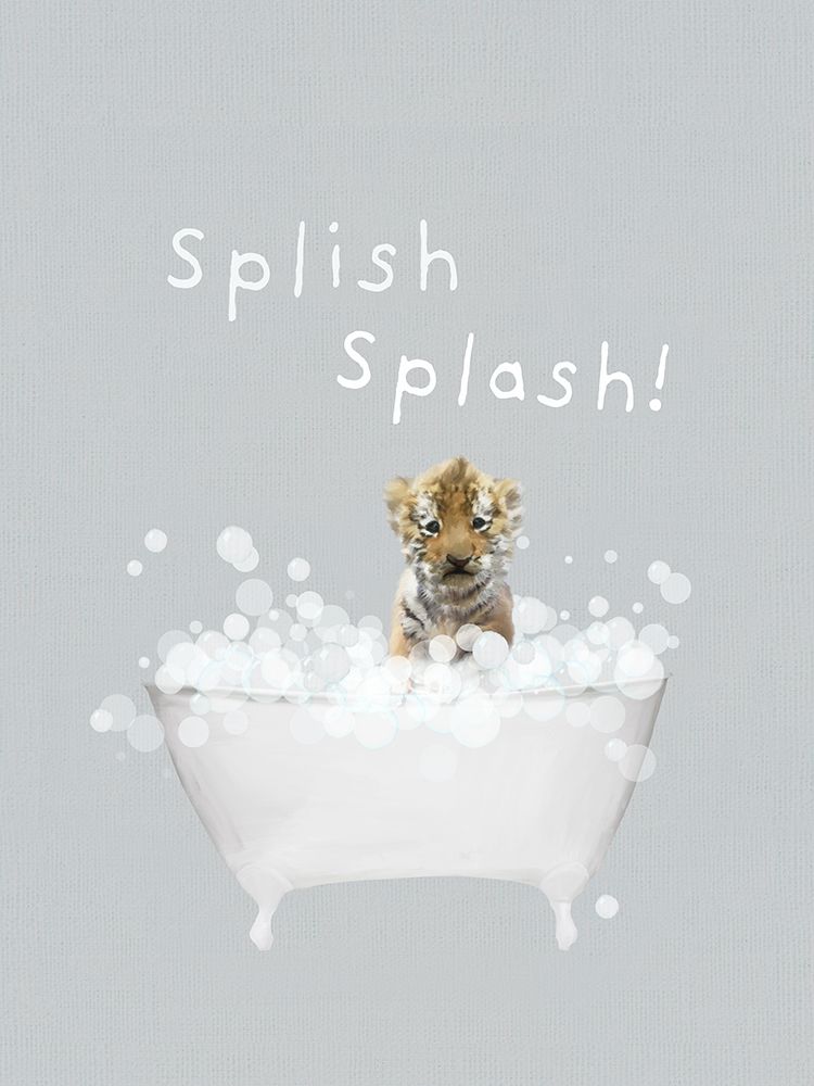 Splish Splash Tiger art print by Leah Straatsma for $57.95 CAD