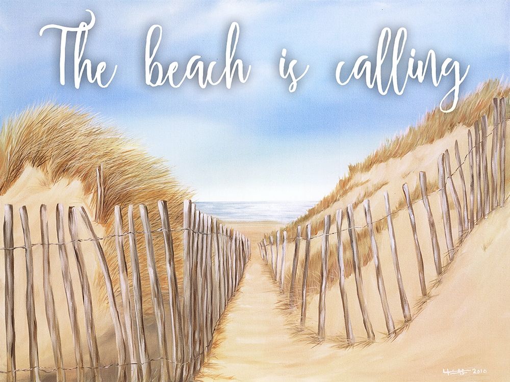  Beach Calling art print by May for $57.95 CAD