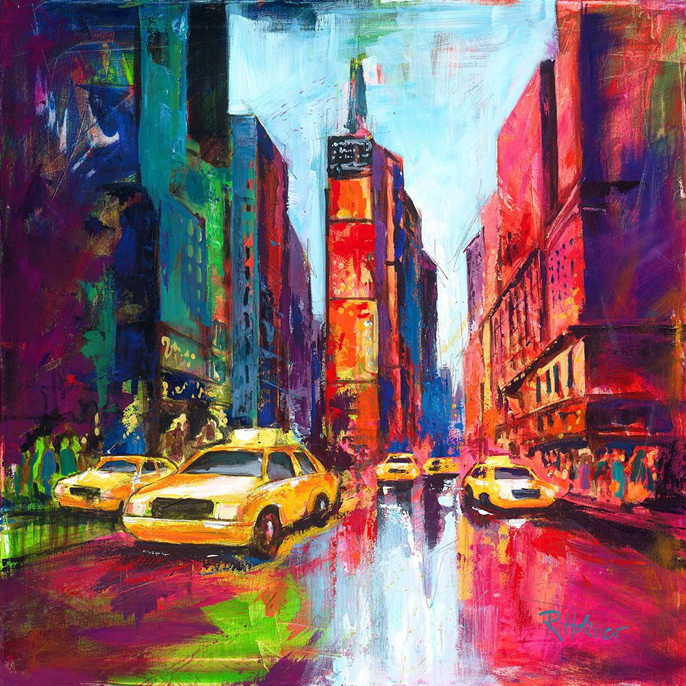 New York Times Square art print by Renate Holzner for $57.95 CAD