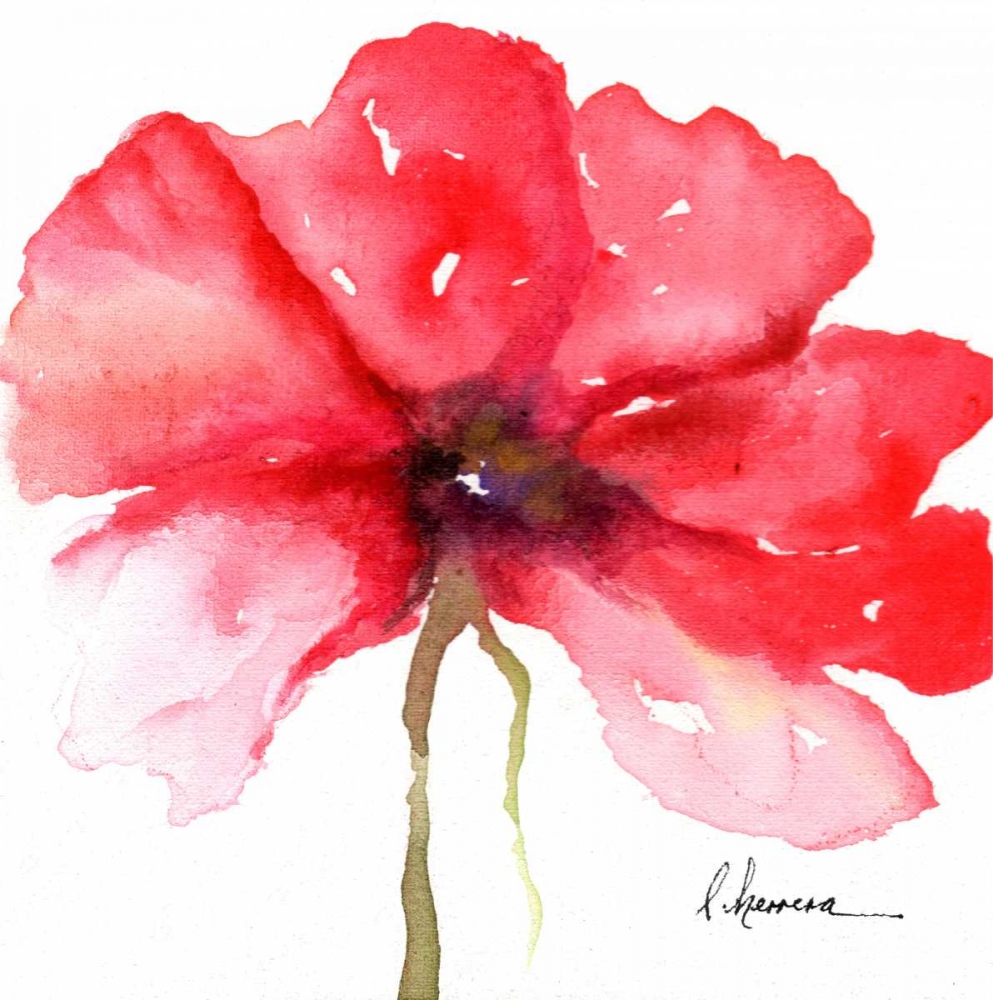 Floral in Red art print by May for $57.95 CAD