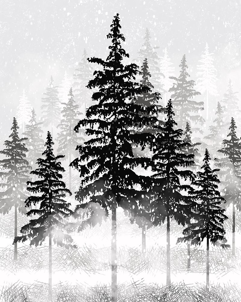 Misty Pines 1 art print by Melody Hogan for $57.95 CAD