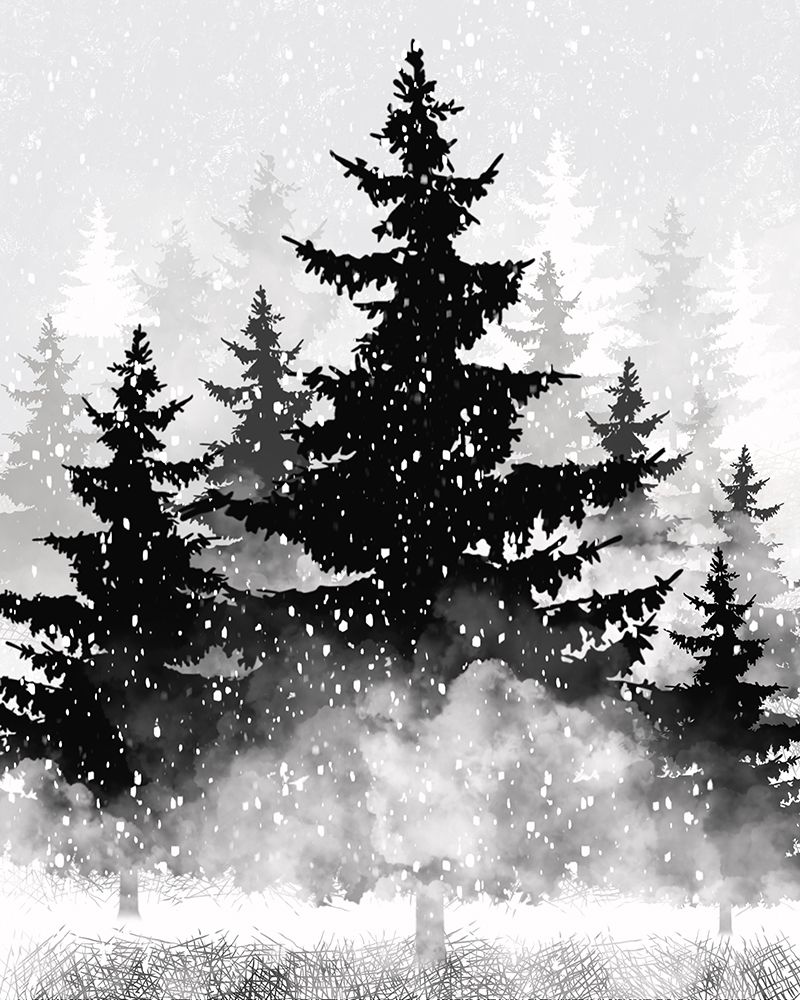 Misty Pines 2 art print by Melody Hogan for $57.95 CAD