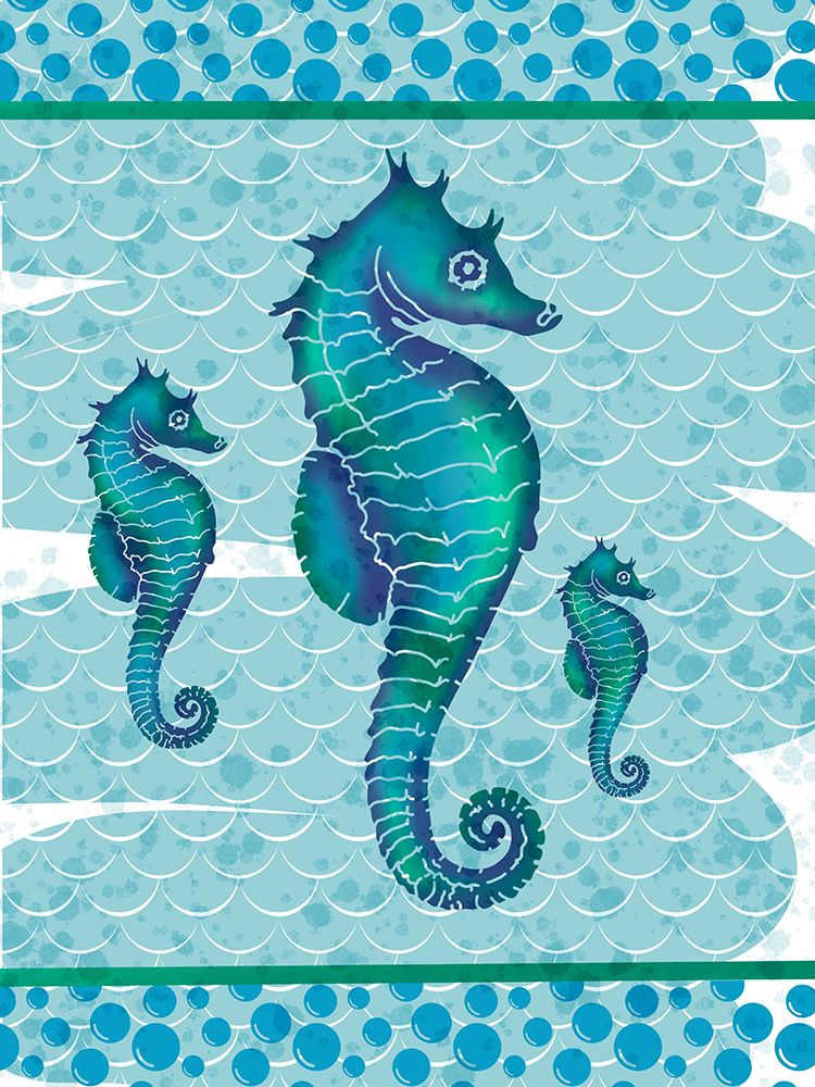 Watercolor Seahorse art print by Melody Hogan for $57.95 CAD