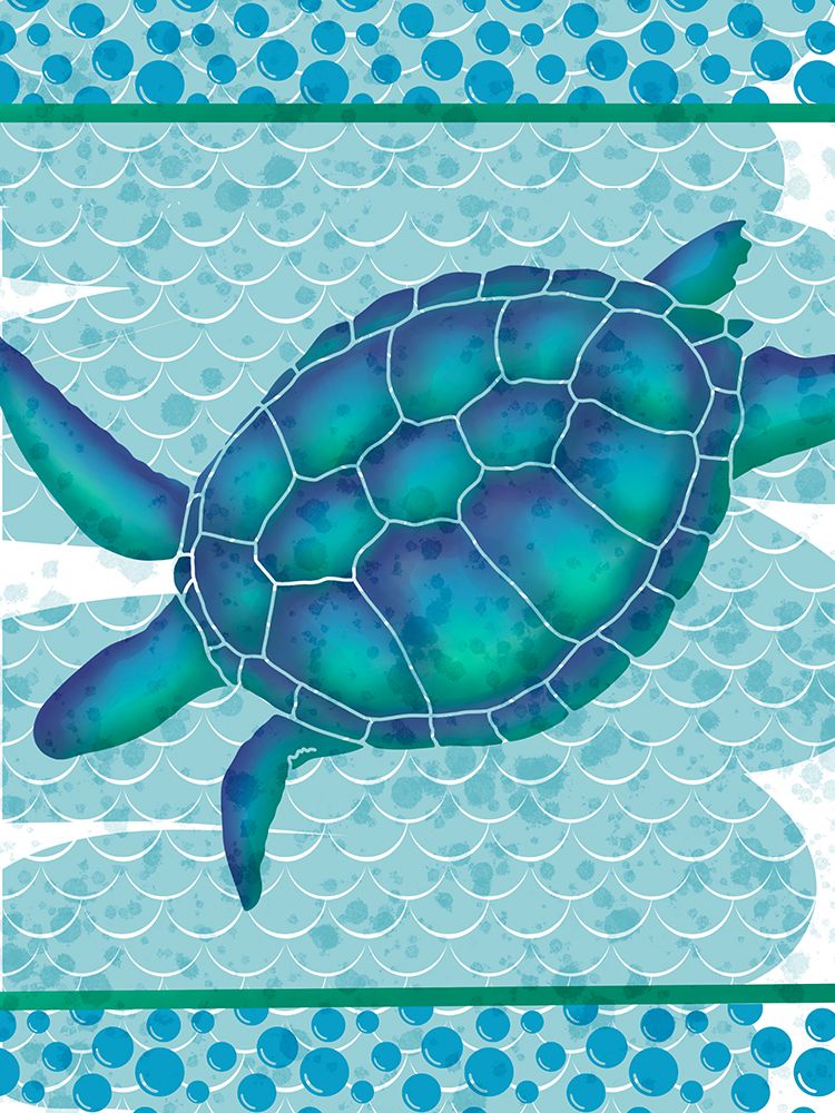 Watercolor Turtle art print by Melody Hogan for $57.95 CAD