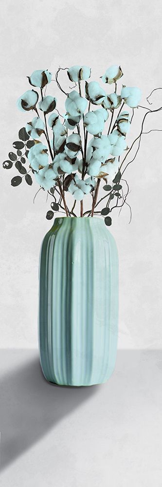 Teal Cotton Bouquet 1 art print by Marcus Prime for $57.95 CAD