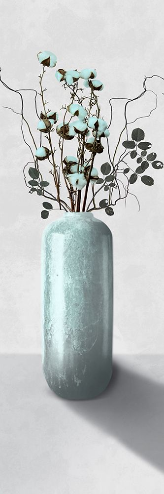 Teal Cotton Bouquet 2 art print by Marcus Prime for $57.95 CAD