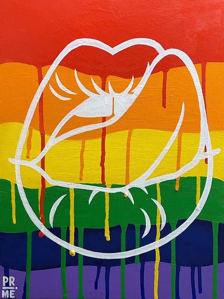 LGBTQIA Love art print by Marcus Prime for $57.95 CAD