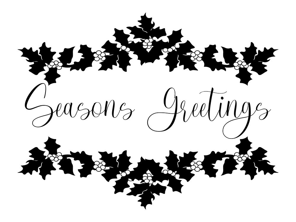 Seasons Greetings Holly art print by Marcus Prime for $57.95 CAD