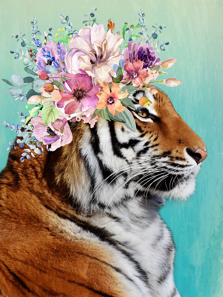 Madam Tigress art print by Marcus Prime for $57.95 CAD