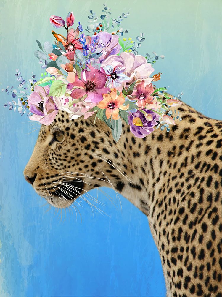 Leopard Beauty art print by Marcus Prime for $57.95 CAD