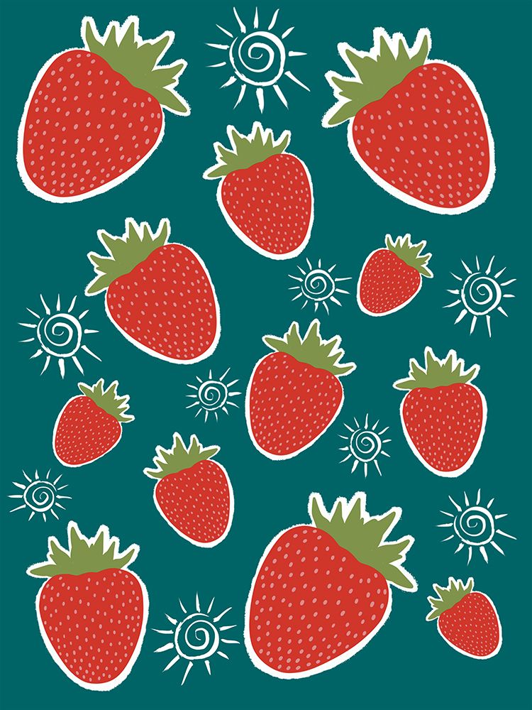 Strawberry Rain art print by Marcus Prime for $57.95 CAD