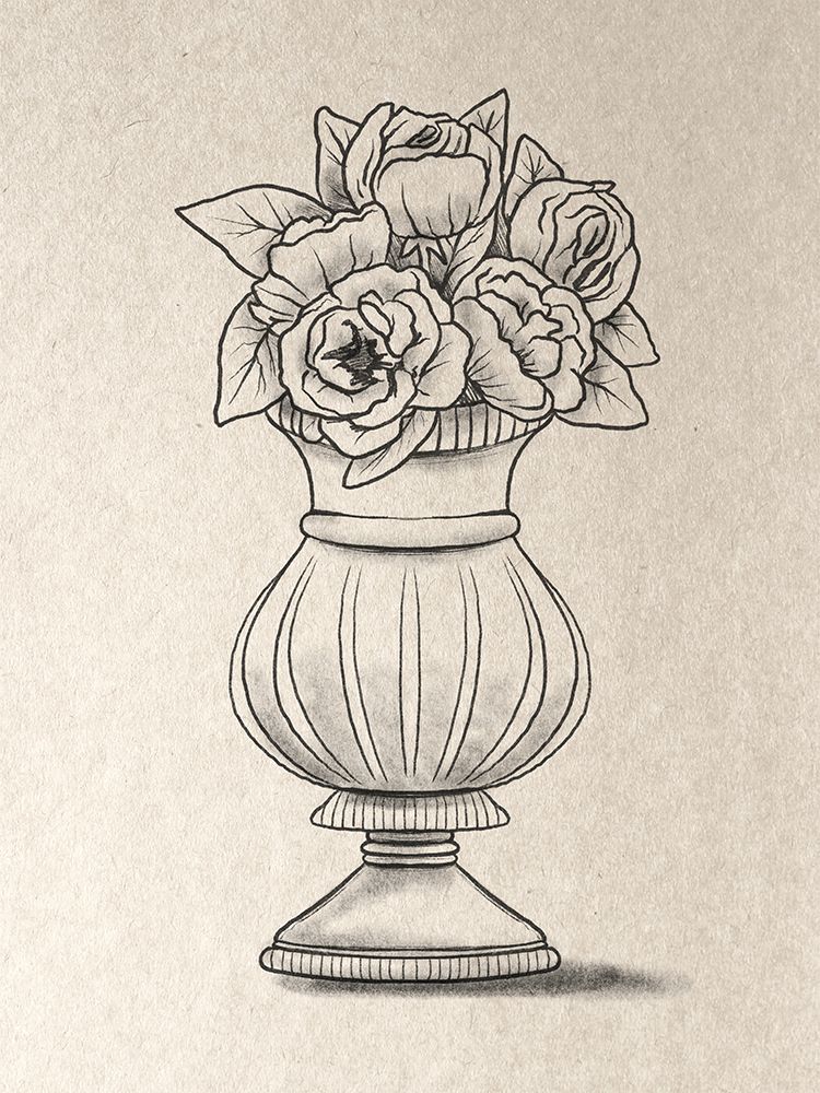 Floral Drawing art print by Marcus Prime for $57.95 CAD