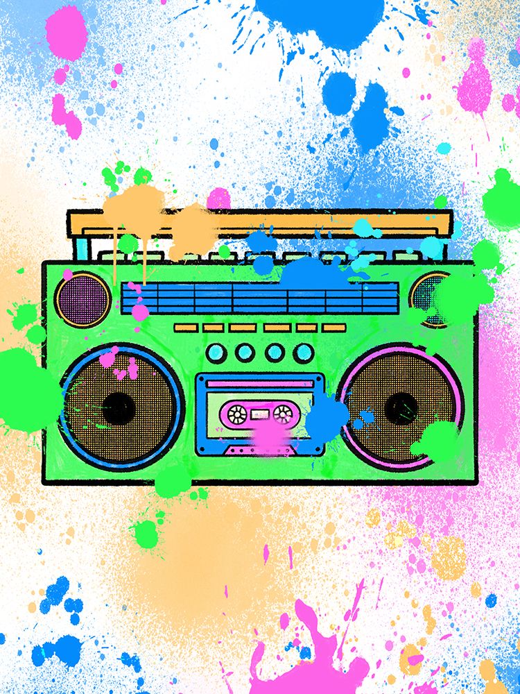 Splattered Sounds 2 art print by Marcus Prime for $57.95 CAD