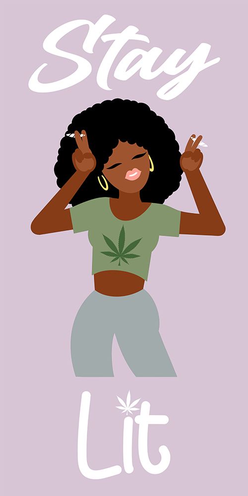 Stay Lit Girl art print by Marcus Prime for $57.95 CAD